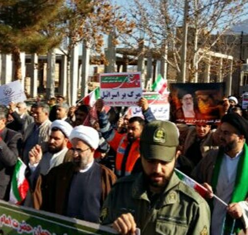 خروش مردم چهار شهر استان سمنان علیه فتنه گران و اغتشاشگران