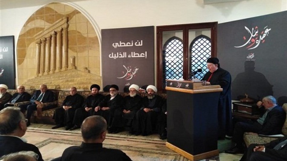 حضور سر اسقف بیروت در مراسم عزاداری محرم