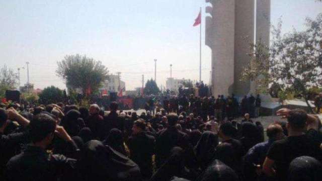 گرامیداشت عاشورای حسینی و برافراشتن پرچم سرخ حسینی در سمنان