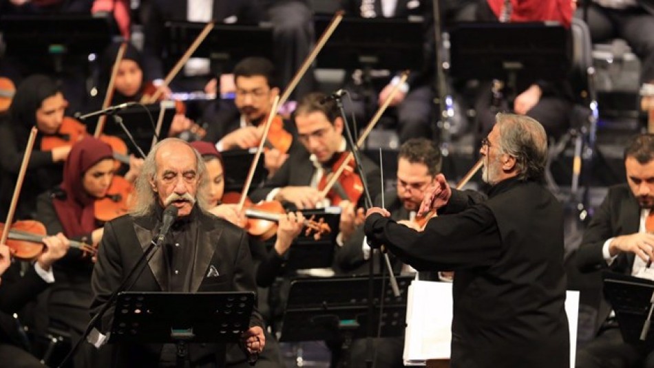 چراغ جشنواره موسیقی فجر با اجرای ارکستر ملی روشن شد