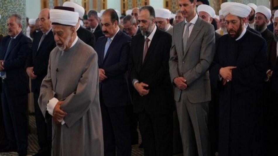 «بشار اسد» نماز عید فطر را در دمشق اقامه کرد