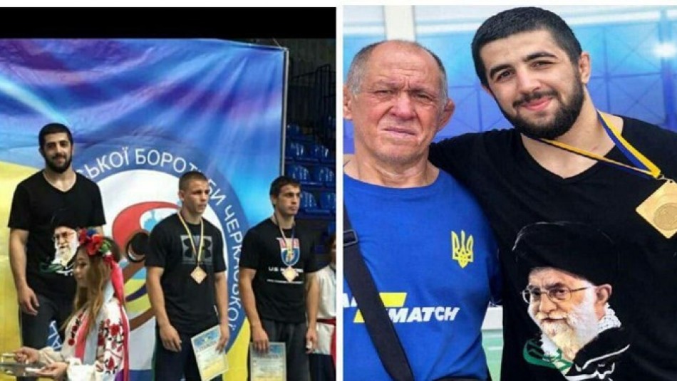 از نیت پوشیدن پیراهن با تصویر رهبری تا عشق به حججی توسط کشتی‌گیر اوکراینی