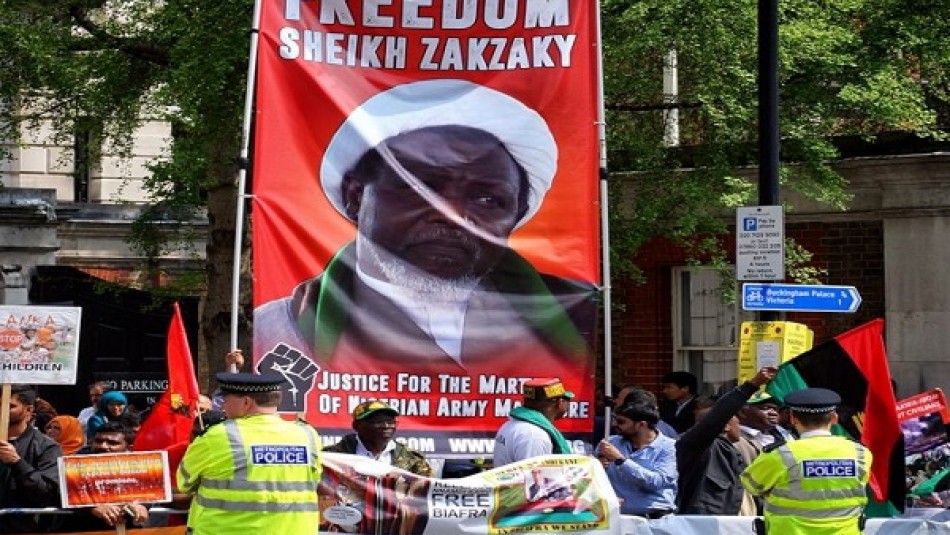 حمایت از شیخ زکزاکی با برگزاری تظاهرات در لندن