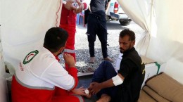 استقرار پایگاه های امداد و نجات هلال احمر برای خدمات رسانی به زائران اربعین