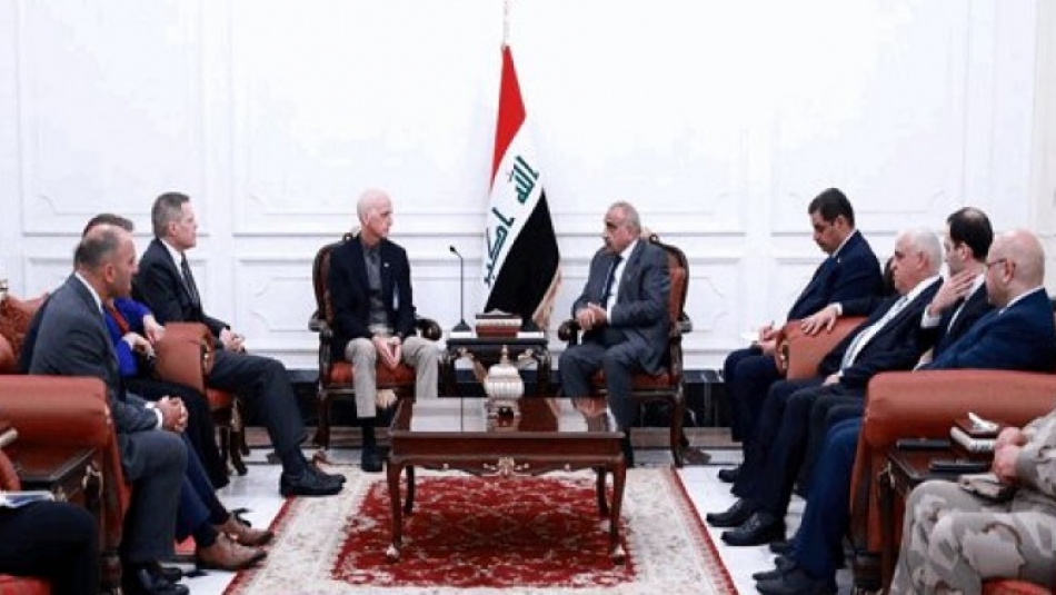 دیدار نخست وزیر عراق با هیأت آمریکایی