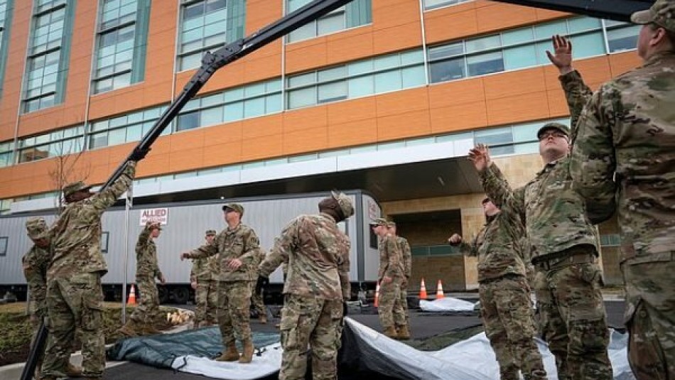 ارتش آمریکا هتل‌های نیویورک را به بیمارستان تبدیل می‌کند