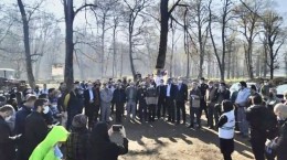 پویش هر ایرانی یک درخت در یادمان شهدای دفاع مقدس گرگان برگزار شد