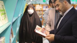 تصاویری از بازدید وزیر فرهنگ از روند آماده سازی نمایشگاه کتاب تهران