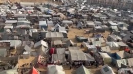 تصاویری از اردوگاه های آوارگان فلسطینی در رفح در نوار غزه