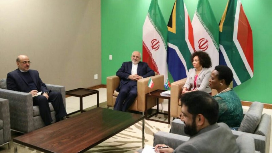 Iran , South Africa FMs discuss issues of mutual interest