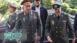 استقبال رسمی از وزیر دفاع روسیه در تهران